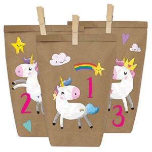 Calendrier De L'Avent Licorne - 24 Figurines Happy Unicorn - Enfant - Neuf